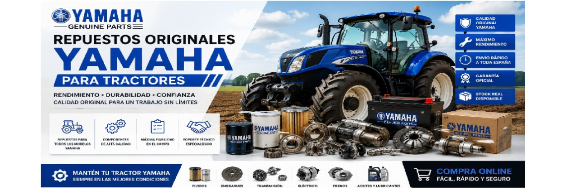 Repuestos y recambios originales Yamaha para tractores