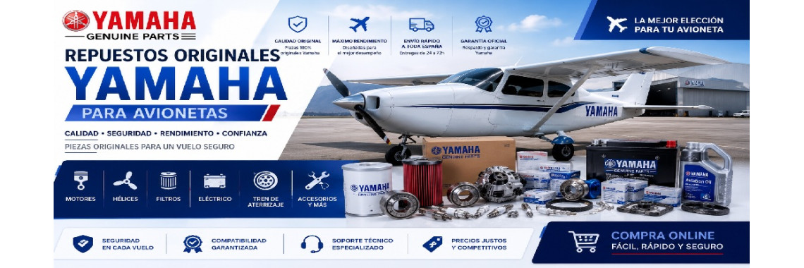 Repuestos y recambios originales Yamaha para Avionetas
